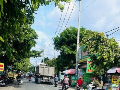 Nhà MT Bùi Văn Ngữ, Xã Thới Tam Thôn, Huyện Hóc Môn, MT 15m, Ngang 9x50m, NH, Cn 520 m2, trệt 2 lầu, 2 sổ hồng, 36 tỷ TL