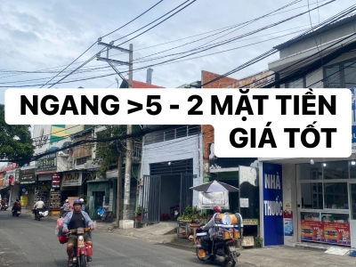 NGAY NGÃ TƯ KÊNH TÂN HOÁ – GIÁP ĐẦM SEN – 2 MẶT TIỀN – 82M – DÒNG TIỀN 15TR - GIÁ TỐT