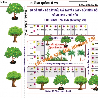 Đất Nền Giá Rẻ Tại Sông Hinh Phú Yên