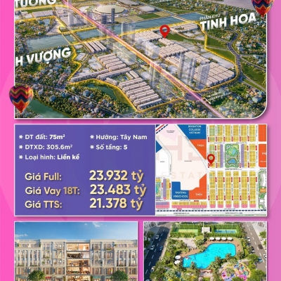 BT liền kề dự án vinhomes Cổ Loa_ Đông Anh
Căn liền kề áp góc, diện tích 75m2. Gần trường học,khu TMDV, trung tâm ẩm thực, công viên nội khu.