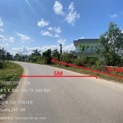 Bán đất thôn 2 Thái Sơn, phường Điện Bàn Bắc, TP Đà Nẵng.