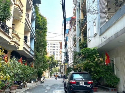 BÁN NHÀ HOÀNG QUỐC VIỆT, CẦU GIẤY, PHÂN LÔ, Ô TÔ TRÁNH, 106M, NHỈNH 34 TỶ