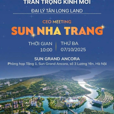 RA MẮT CĂN HỘ CAO CẤP VEN SÔNG TỈNH KHÁNH HOÀ