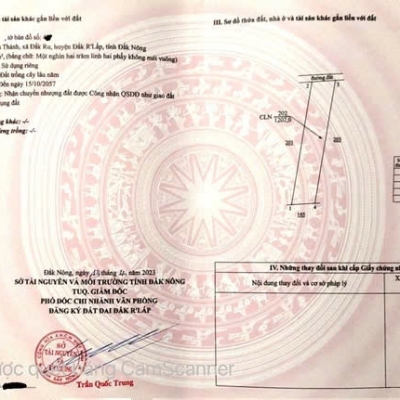 Chính Chủ Bán 20.000m2 Đất xã Đắk Ru, Đắk R'Lấp, Đắk Nông (Giáp ranh Bình Phước), Đã Có Sổ