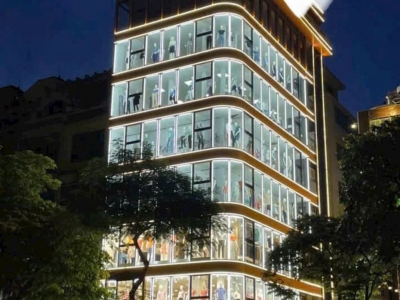 HOA HẬU mặt phố, Q. Hoàng Mai 119m2, 9 tầng thang máy, dòng tiền hàng tháng 165 triệu