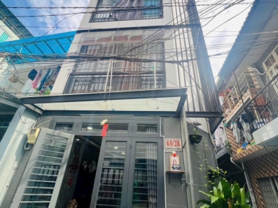 Nhà 2 MT hẻm 60/26 Đường số 27, Phường 6, Gò Vấp, Hẻm 2,5m, 4x6m, trệt 2 lầu, 2PN, 3WC, Full nội thất, 3,99 tỷ TL