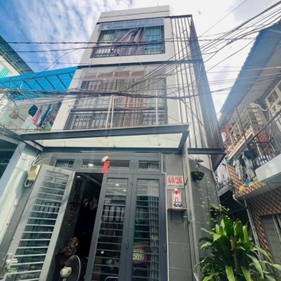 Nhà 2 MT hẻm 60/26 Đường số 27, Phường 6, Gò Vấp, Hẻm 2,5m, 4x6m, trệt 2 lầu, 2PN, 3WC, Full nội thất, 3,99 tỷ TL