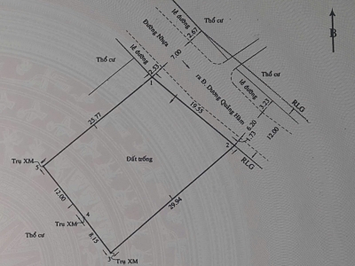 Đất hẻm 496/63/9 Dương Quảng Hàm, Phường 6, Gò Vấp, Hẻm 12m thông, 20x30m, Cn 547,4 m2, 63 tỷ TL