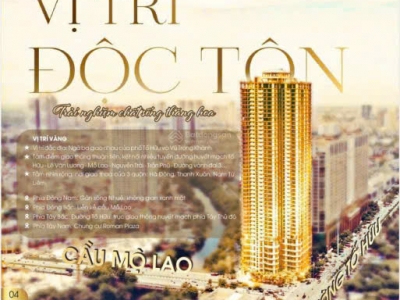 Bán căn hộ hạng sang QMS Tố Hữu, full nội thất cao cấp, sở hữu lâu dài, giá siêu tốt