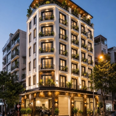 BÁN APARTMENT NGUYỄN THỊ ĐỊNH - CẦU GIẤY - LÔ GÓC - Ô TÔ TRÁNH - DT 200 TR/TH - 155M² - 7 TẦNG - MT 12.5M - 55,8 TỶ