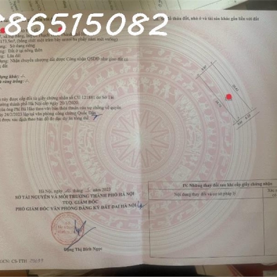 Bán đất nền 173,5 m2 full đất ở Tân xã Thạch Thất Hà Nội