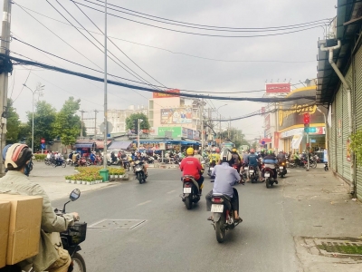 Bán nhà mặt tiền Tân Kỳ Tân Quý sát Aeon, 3 tầng, 200m² ngang 4.2m nở hậu, giá 21