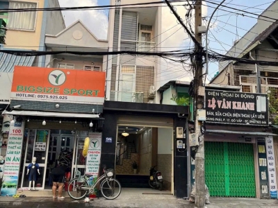 Nhà MT 98 Lê Hoàng Phái, Phường 17, Gò Vấp, MT 15m, 3,2x21m, Cn 60,6 m2, trệt 3 lầu, ST, 5PN, 4WC, 10,9 tỷ TL