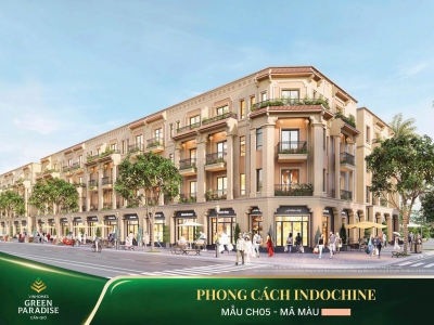 BÁN NHÀ TẠI VINHOMES GREEN PARADISE CẦN GIỜ DT: 5X15=75M2 SHR CHỈ 11,9 TỶ. LH:0916666313.