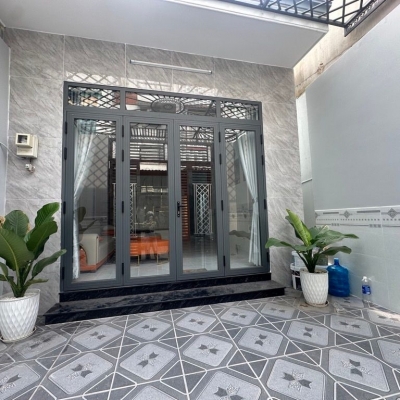 NHÀ HẺM XE HƠI NGUYỄN THỊ ĐẶNG  77M2  NỞ HẬU 5M  4.X TỶ