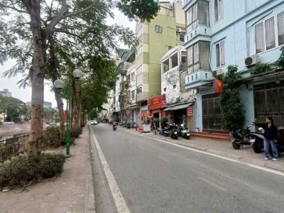 Bán đất mặt phố sông sét 104M 2 vỉa hè ô tô dừng đỗ kinh doanh hoàng mai