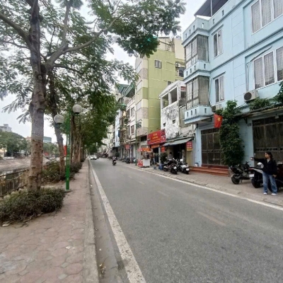 Bán đất mặt phố sông sét 104M 2 vỉa hè ô tô dừng đỗ kinh doanh hoàng mai