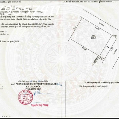 Chính chủ cần bán đất tại Làng Dek, xã H Bông, huyện Chư Sê, DT 495m2, giá chỉ 400tr