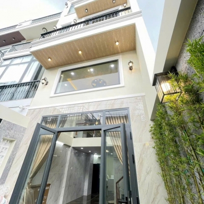 Nhà hẻm 1053/9/7D Lê Đức Thọ, Phường 16, Gò Vấp, Hẻm 3,5m, 4x14m, Cn 55,8 m2, trệt lửng 2 lầu, ST, 4PN, 5WC, Full nội thất, 6,18 tỷ TL Lộc