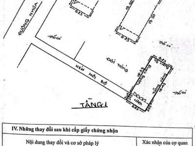 Bán Chdv hẻm 965/15/9 Quang Trung, Phường 14, Gò Vấp, Hẻm 3m, 8,3x19,5m, Cn 161,3 m2, trệt 2 lầu, 17P, Thu nhập khoán 40tr, 12,3 tỷ TL