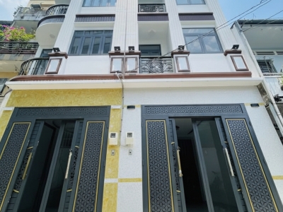 Nhà Mới SHR 4 tầng HXH 50m2, Vuông – Lê Quang Định Bình Thạnh S