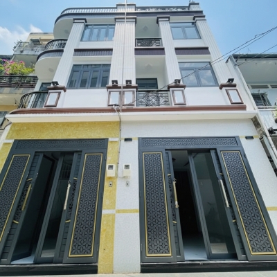 Nhà Mới SHR 4 tầng HXH 50m2, Vuông – Lê Quang Định Bình Thạnh S