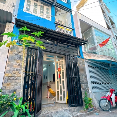 Nhà 3 lầu hẻm Âu Dương Lân, P.Chánh Hưng – hoàn công đầy đủ