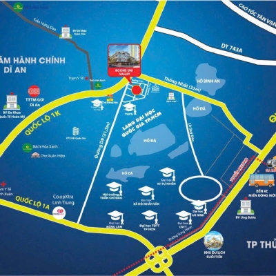Bán Nhanh Căn Nhà Phố 4 Tầng Tại Bcons Uni Valley - Phường Đồng Hòa, Dĩ An, Bình Dương