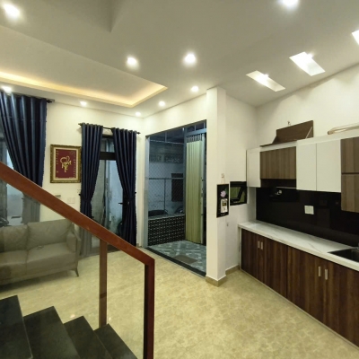 ► K408 Hoàng Diệu, 50.3m2, 3 tầng 3PN WC trong, sân thượng trước sau rộng, thoáng, 3.xx tỷ