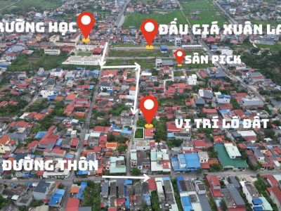 ĐẤT TRUNG TÂM XUÂN LA – ĐỐI DIỆN KHU ĐẤU GIÁ  NGÕ THÔNG GẦN 4M  GIÁ CHỈ 1.2X TỶ – CỬA VỐN TỐT  ZALO 0567 222 555