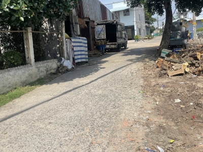 Bán đất mặt tiền đường nhựa 6m ngang 5x20m giá 4,5 tỷ Đường Đông Thạnh 7-1