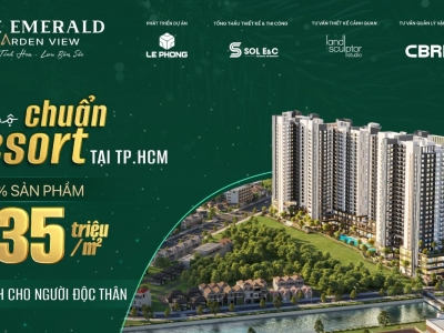 Mở bán giá tốt The Emerald garden View chỉ 35tr/m2 ngay trung tâm Thuận An.