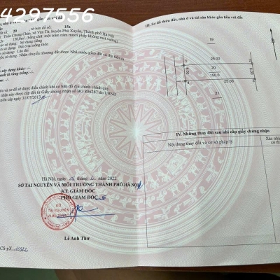 Cần bán lô đất siêu đẹp mặt tiền đường nhựa Xã Chuyên Mỹ, Hà Nội, DT 150m2, giá chỉ 30tr/m2