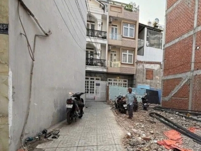 Đất hẻm 499/6/5V Quang Trung, Phường 10, Gò Vấp, Hẻm 3m, NH 4x6,75m, Cn 39,5 m2, 4,6 tỷ TL