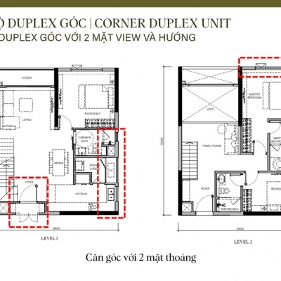 Bán căn góc Duplex The Senique Hà Nội tầng đẹp view bể bơi và nhà hát Gia Lâm