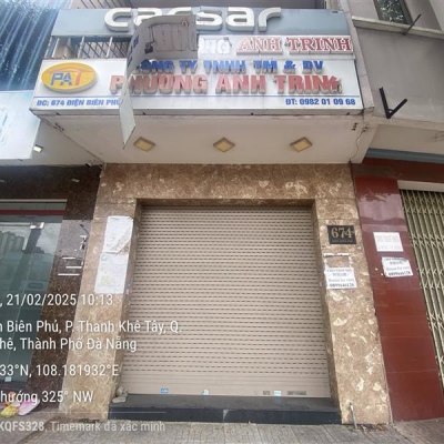 CHỦ KẸT TIỀN CẦN BÁN GẤP MT ĐIỆN BIÊN PHỦ ĐÀ NÃNG GIÁ 20 TỶ