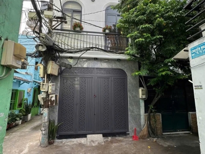 Nhà 2 MT hẻm 417/69/72 Quang Trung, Phường 10, Gò Vấp, Hẻm  thông, 4x6,5m, Cn 24,2 m2, trệt 1 lầu, 2PN, 2WC, Full nội thất, 3,5 tỷ TL Lộc