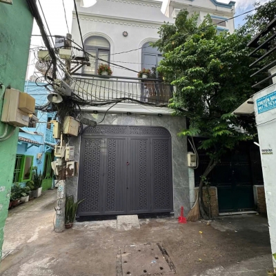 Nhà 2 MT hẻm 417/69/72 Quang Trung, Phường 10, Gò Vấp, Hẻm  thông, 4x6,5m, Cn 24,2 m2, trệt 1 lầu, 2PN, 2WC, Full nội thất, 3,5 tỷ TL Lộc