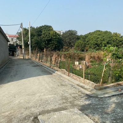 BÁN 84M ĐẤT HẢI BỐI ĐÔNG ANH. MẶT TIỀN RỘNG 8,7M. THÔNG Ô TÔ. CÁCH TRỤC CHÍNH CHỈ 30M. GIÁ 6.72 TỶ CO THƯƠNG LƯƠNG LƯỢNG