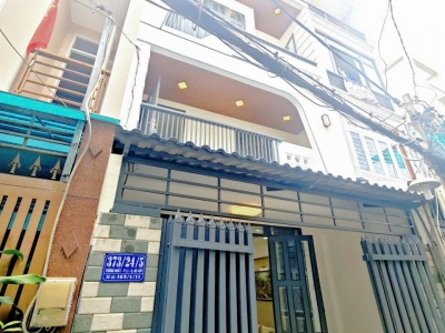 Nhà hẻm 373/24/5 Thống Nhất, Phường 16, Gò Vấp, Hẻm 3m, 4,3x12m, Cn 49,4 m2, trệt lửng 1 lầu, ST, 5PN, 3WC, Full nội thất, 6,7 tỷ TL