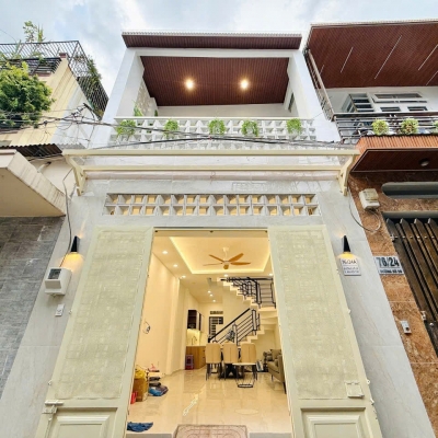 Nhà hẻm 76/24A Đường số 59, Phường 14, Gò Vấp, Hẻm 3,5m, 4,1x11,5m, Cn 46,7 m2, trệt 1 lầu, 3PN, 2WC, Full nội thất, 5,36 tỷ TL
