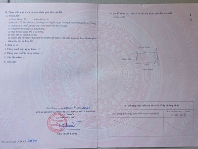 1,6x TỶ – LÔ ĐẤT TUYẾN 2 NGÕ 136 HẢI PHONG, SÁT CẦU RÀO 3 – NGUỒN HÀNG ĐẦU TƯ HIẾM KHU HÒA NGHĨA  ZALO 0567 222 555