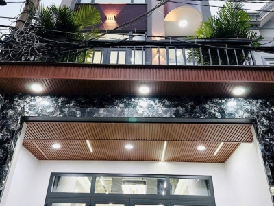 Nhà hẻm 80/45/8 Huỳnh Văn Nghệ, Phường 15, Tân Bình, Hẻm 4m, 4x14m, Cn 53,4 m2, trệt 2 lầu, 5PN, 4WC, Full nội thất, 8,68 tỷ TL