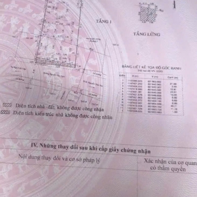 Nhà MT 308 Nguyễn Văn Nghi, Phường 7, Gò Vấp, MT 20m, 20x50m, Cn 1000 m2, Cấp 4 lửng, 130 tỷ