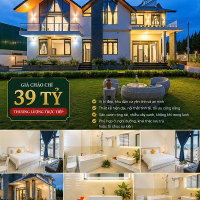 SIÊU PHẨM BÁN VILLA MAILISA ĐÀ LẠT – ĐẲNG CẤP THƯỢNG LƯU GIỮA LÒNG CAO NGUYÊN