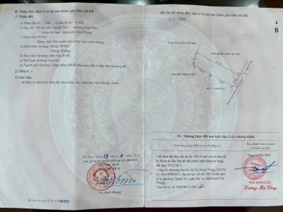 GIÁ 1,2X TỶ – LÔ ĐẤT QUYẾT TIẾN, NAM ĐỒ SƠN, NGÕ THẲNG, VỊ TRÍ SÁT TRỤC CHÍNH  ZALO 0567 222 555