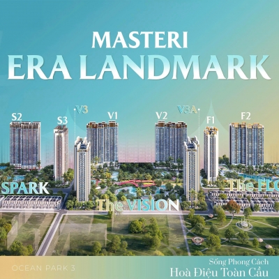Chung cư cao cấp Masteri Ẻra LandMark Vin3. Kh đô thị biển đáng sống nhất Hà Nội.Giá chỉ từ 6xtr/m2
