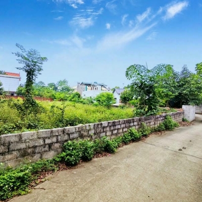 Mảnh đất đẹp , nở hậu DT 278m có 200m tc , ranh giới rõ ràng , oto vào đất , tiện ích xung quanh , dân cư thân thiện hiền lành.tại  Hoà Thạch , Quốc Oai