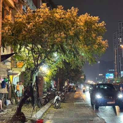 Mặt phố minh khai bán 45M đất lô góc tặng gpxd 6 tầng hai bà trưng