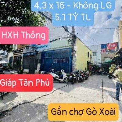 TÌM ĐÂU CĂN THỨ 2 - LÔ GÓC 2 MT - N4.3*16 - HXH THÔNG CHỈ 5.1 TỶ TL